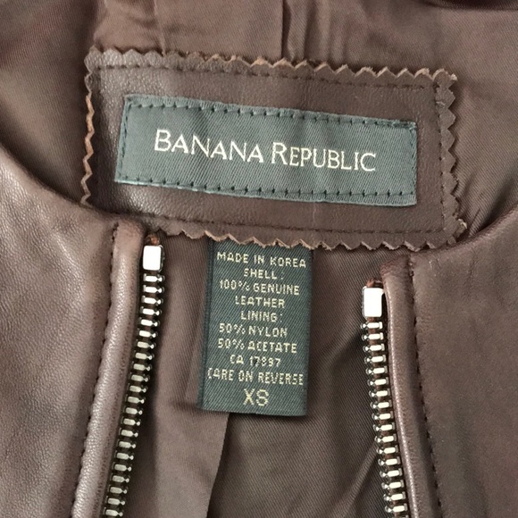 Banana Republic leather vest size XS - Picture 3 of 8